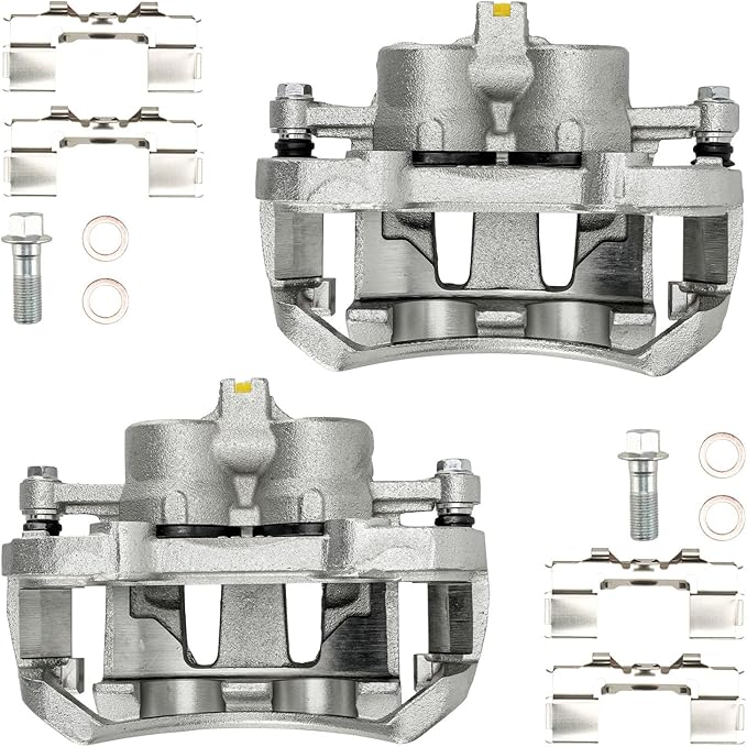 Torchbeam Front Brake Calipers Set for Nissan 1999-2004 Frontier 2.4L, Nissan 1998 Frontier, Nissan 1999-2000 Frontier 3.3L, Front Left and Front Right Calipers Replace # 19B1672+19B1673
