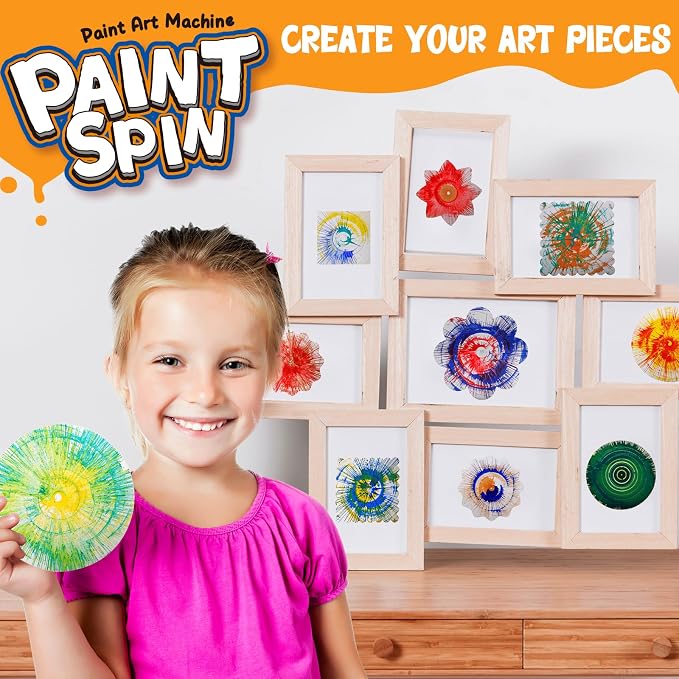 Spin Art Machine for Kids, Paint Spinner Arts & Crafts Kit for Ages 4-12 | - Image 4