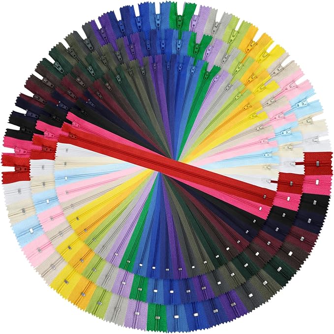Zippers, DOITEM 72 pcs Zippers for Sewing 12 Inch 16 Inch 20 Inch Multicolor by DOITEM