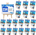 ESRICH 234 Pack Canvas with Easel Set 8 x 10 in Canvas Boards with 11.8 in by ESRICH