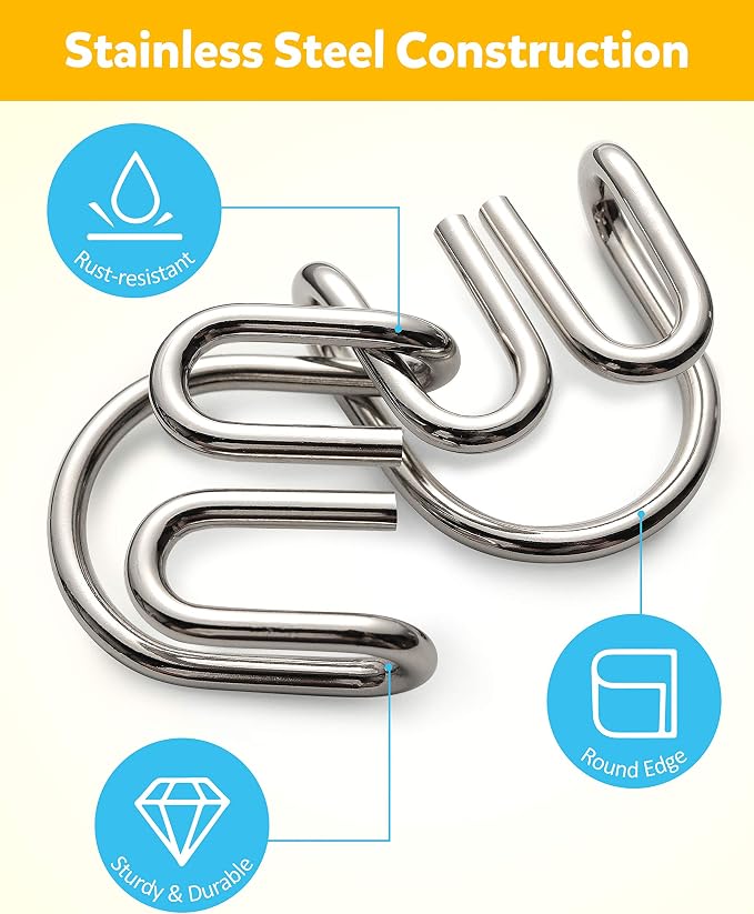 Coogam Metal Wire Puzzle Set of 16 - Image 6