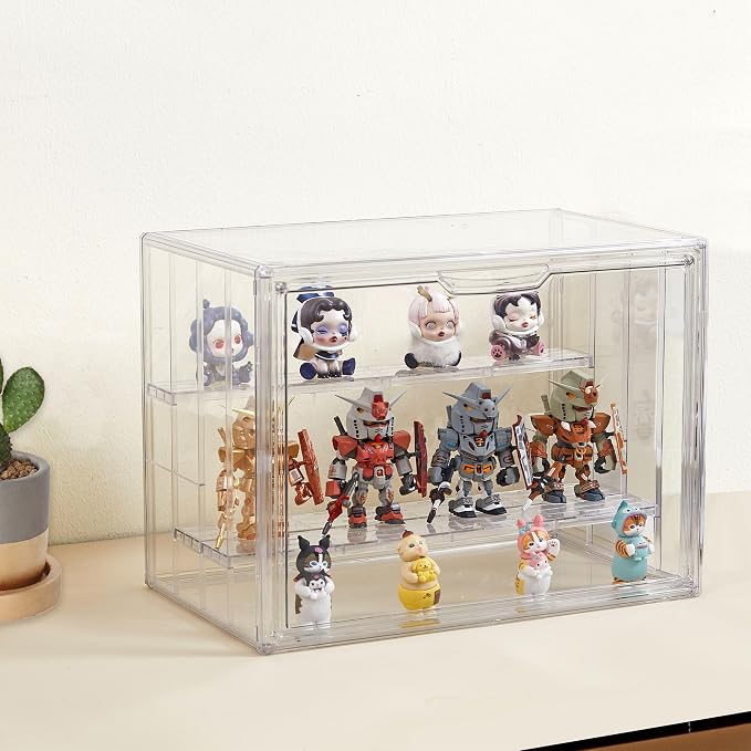 Clear Acrylic Display Case Upgrade 4 Tier Figure Display Case - Image 6