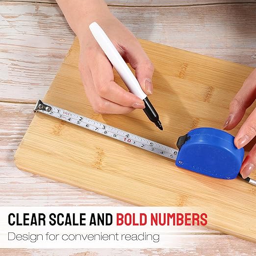 50 Pcs 6 FT Mini Tape Measure Retractable Bulk Small Measuring Tape Pocket Size Measurement Tool for Operation Christmas Items Party Favor Gifts Stuffers for Men(Colored)