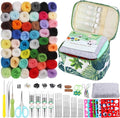 IMZAY Needle Felting Kit, Wool Roving 50 Colors Set by Imzay