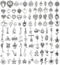 Jewelry Making Charms Pendants for Bracelet Bulk lot Necklace Earrings Keychain by awaFanee