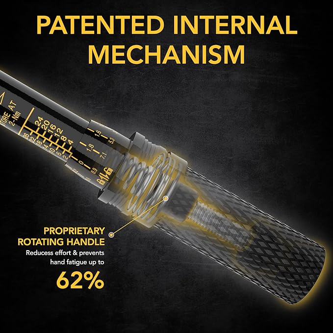 LEXIVON Bike Torque Wrench 1/4-Inch Drive, Newton Meter | 72-Tooth Gear, Dual-Direction Click Type, 2-26 Nm (17.7-230.1 in-lb) | Portable for Road & Mountain Bicycles (LX-190)