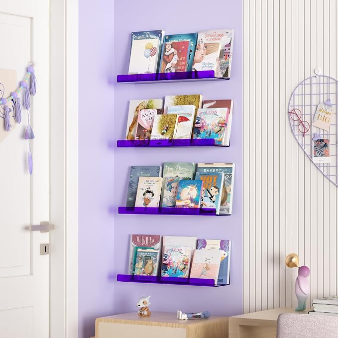 upsimples 4 Pcs 15" Acrylic Shelves - Image 4