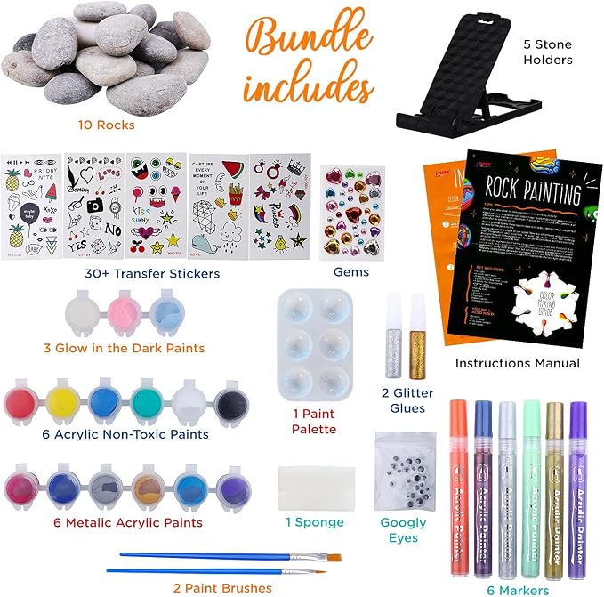J MARK Premium Rock Painting Kit - Image 2