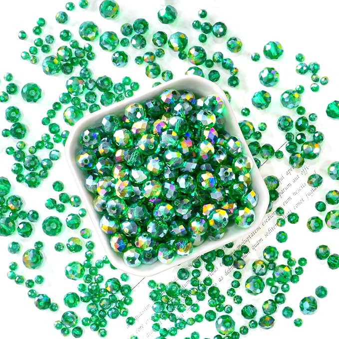 500Pcs 6mm Crystal Glass Beads for Jewelry Making Beads for Bracelets Necklace - Image 3
