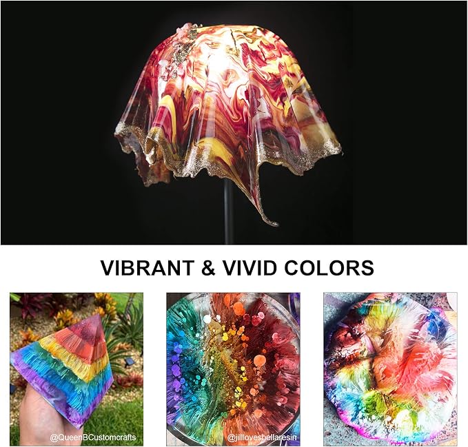 LET'S RESIN Concentrated Alcohol Ink Set, 26 Vibrant Colors | Alcohol-Based - Image 8