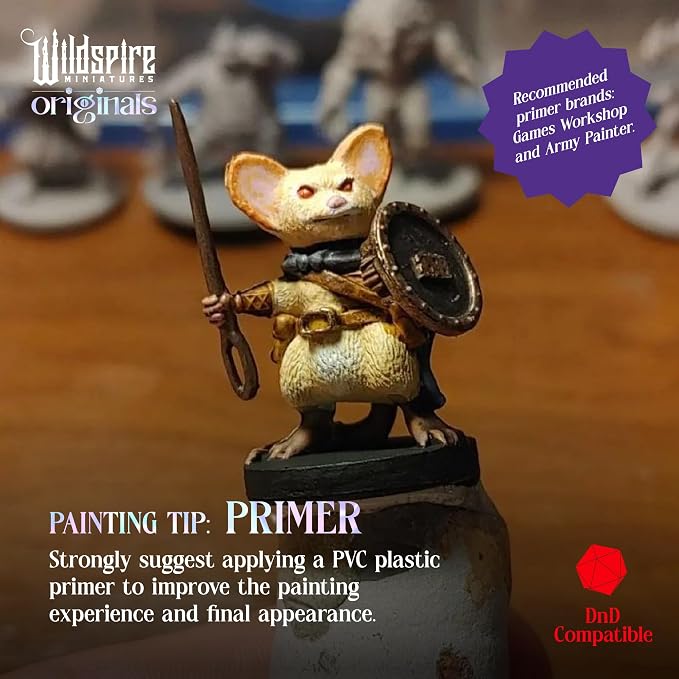 Wildspire Hero, Player-Character, NPC DND Miniatures, 28mm32mm Unpainted D&D - Image 4