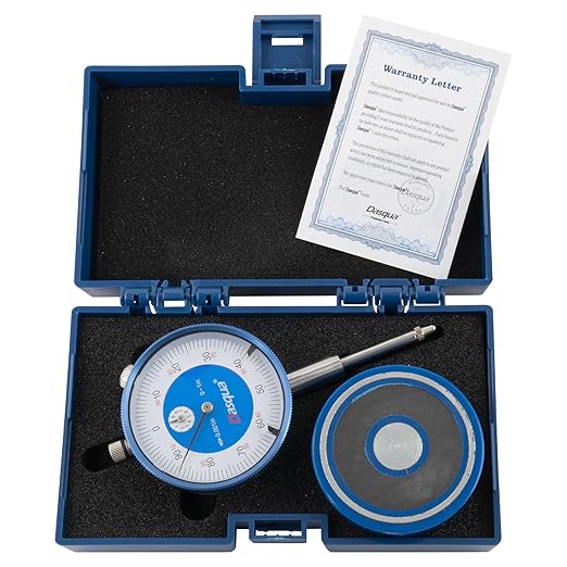 Dasqua 5122-4211 0-1" Dial Indicator with Magnetic Back