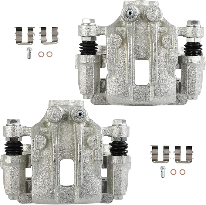 SCITOO 19B6390A 19B6391A Rear Left & Right Disc Brake Calipers Assembly w/Bracket For Hyundai For Sonata 2015-2019,For Kia For Optima 2016-2020