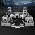 AUSPDICE AF676 Medieval Military Camp RPG Terrain Set by AUSPDICE