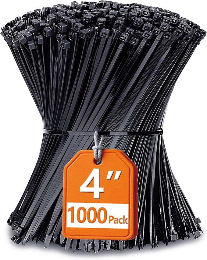 Small Zip Ties, Zip Ties 4 inch by ANOSON