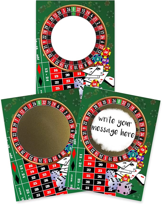 Make Your Own DIY Scratch Off ScratchNotes 20 Pack 3x4 Note Cards & Stickers by MyScratchOffs