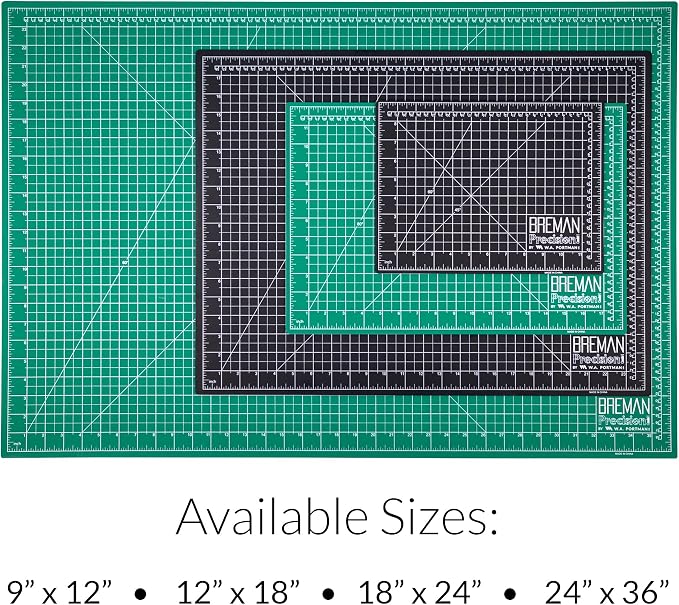 Breman Precision 12x18 Inch Self Healing Cutting Mat – 2-Sided 5-Ply PVC - Image 6