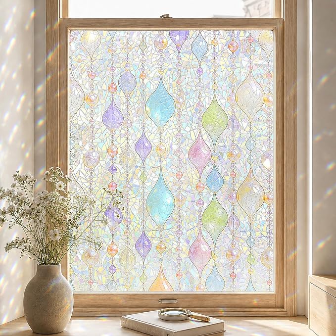ADD.HERES Window Privacy Film, Stained Glass Decorative Static Cling, Removable - Image 8