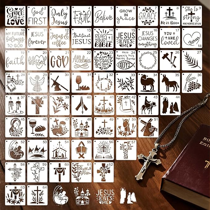 Christian Stencils for Painting, by Felixcraft-DIYDreamscape