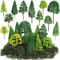 Tigeen 28 Pcs Model Trees Mixed Model by Tigeen