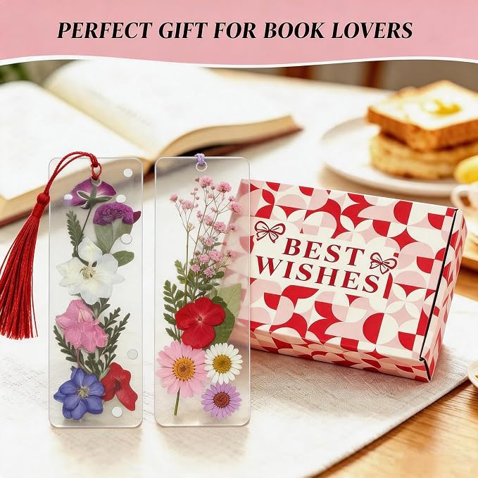 440 Pcs Pressed Flower Bookmark Kit, Handmade Craft - Image 7