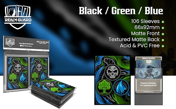 100ct Textured Matte TCG/MTG Card Art Sleeves - Image 3