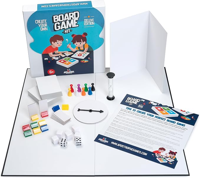 Deluxe Create Your Own Board Game Kit by ApostropheGames
