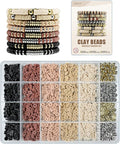 ClaBead Bracelet Making Kit 3200Pcs, Clay Beads Bracelet Kit by ClaBead