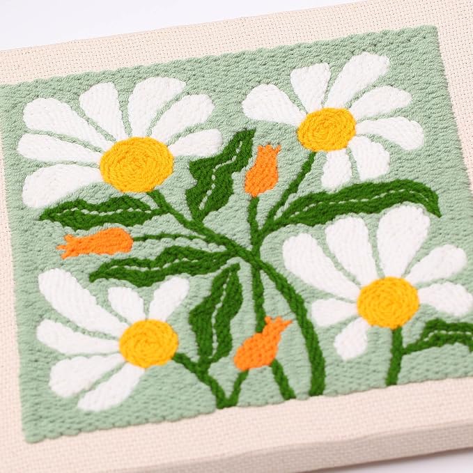 Embroidery Punch Needle kit Frame, Embroidery Starter Kits - Image 6