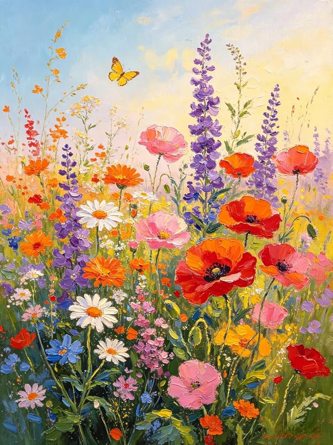 BYGFHLYW 5D Flower Diamond Painting Kits by BYGFHLYW