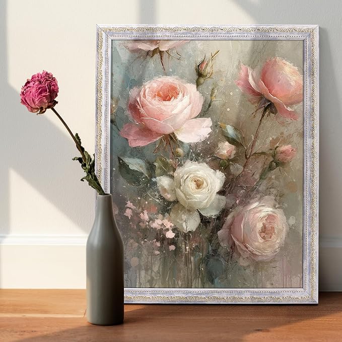 TWING 11x14 Picture Frame, Ornate Vintage 11x14 Frame, Vintage White, 1 Pack | - Image 7