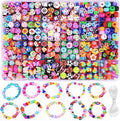 1000PCS Polymer Clay Beads Bracelet Making kit, 24 Style Cute Fun Beads Fruit by BBita