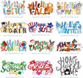 YooNotee 12 Sets Interchangeable Seasonal Diamond Art Tabletop Decorations by Unknown