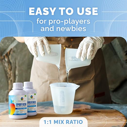 Craft Resin 2 Gallon Crystal Clear Epoxy Resin Kit - Image 6