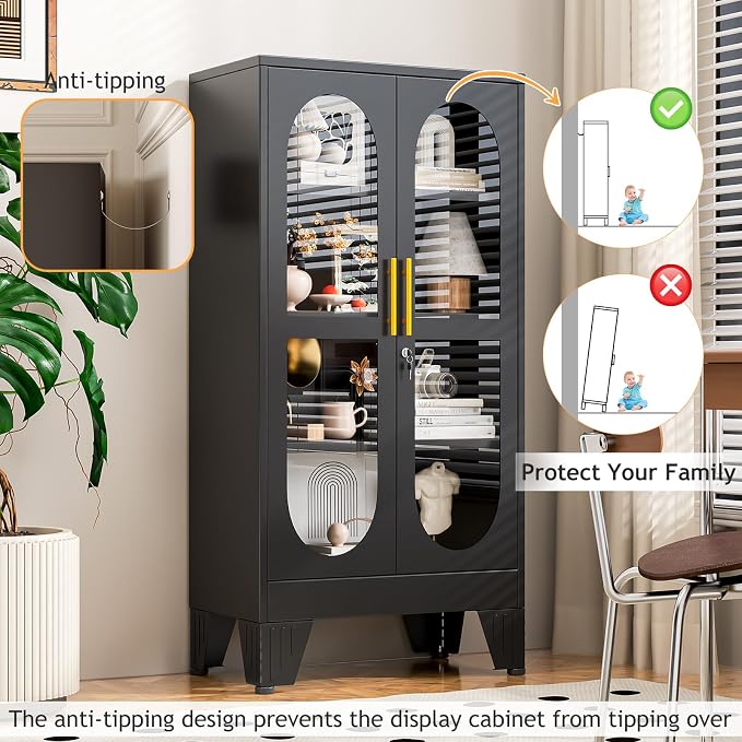 47" H Locking Display Cabinet - Image 8