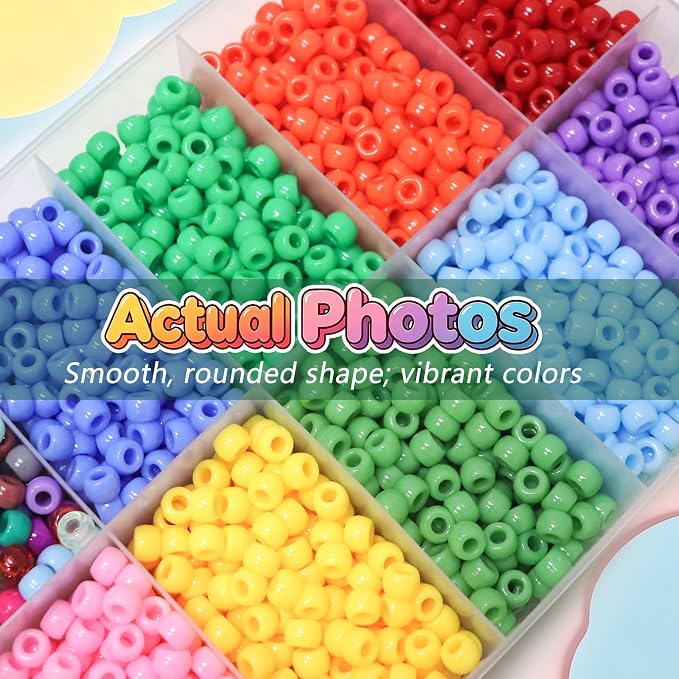 LIS HEGENSA Pony Beads Bulk, Kandi Beads - Image 4