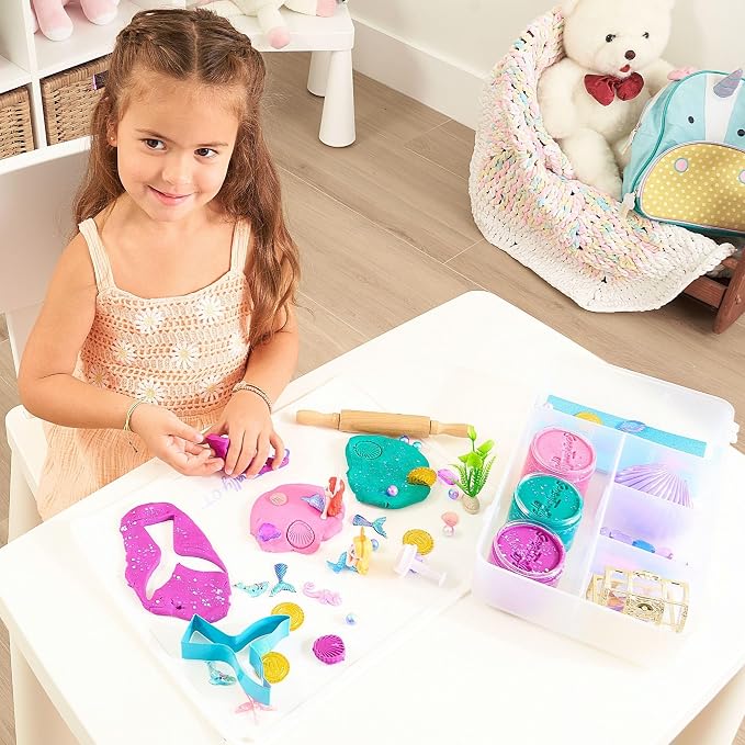 Sensationally OT Mermaid Sensory Dough Kit Non-Toxic Dough - Image 6