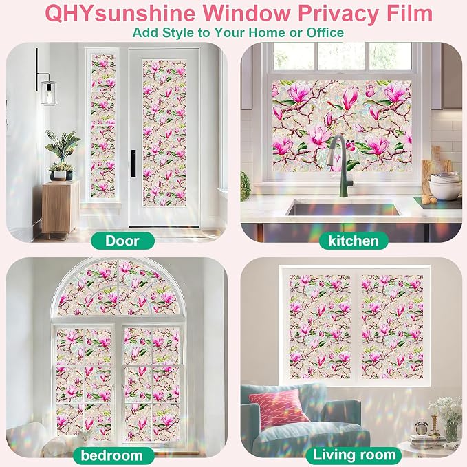 Window Privacy Film Stain Glass Window Film Rainbow Window Film Window clings - Image 7