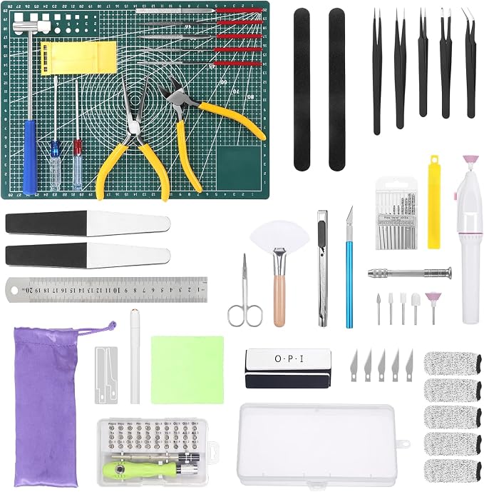 Fippy 101PCS Gundam Model Tools Kit, Hobby Building Tools Kit by Fippy