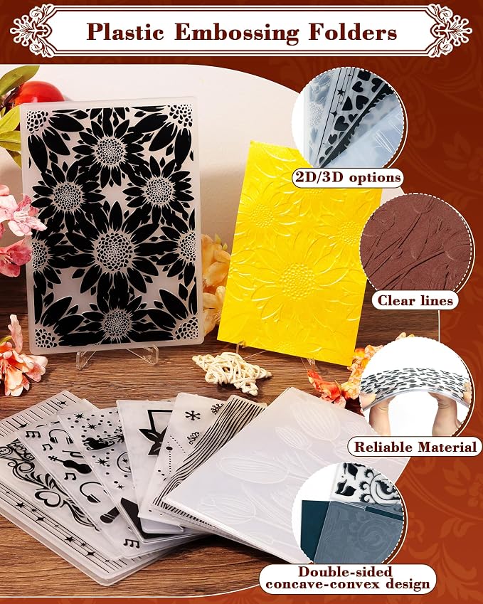 FIVEIZERO 3D Wood Grain Embossing Folder - Image 3