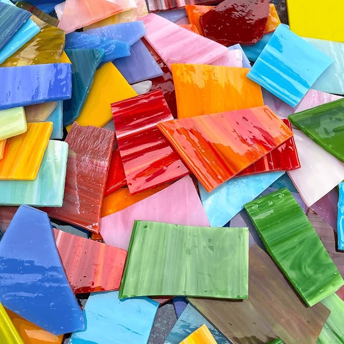 LITMIND 2.2LB Irregular Stained Glass Scraps - Image 3