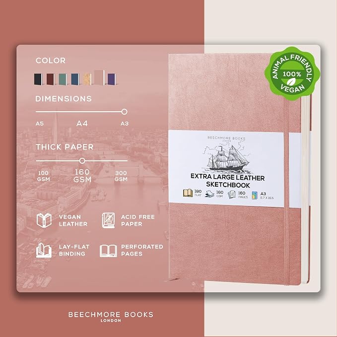 Beechmore Books A3 Mixed Media Sketchbook - Image 2