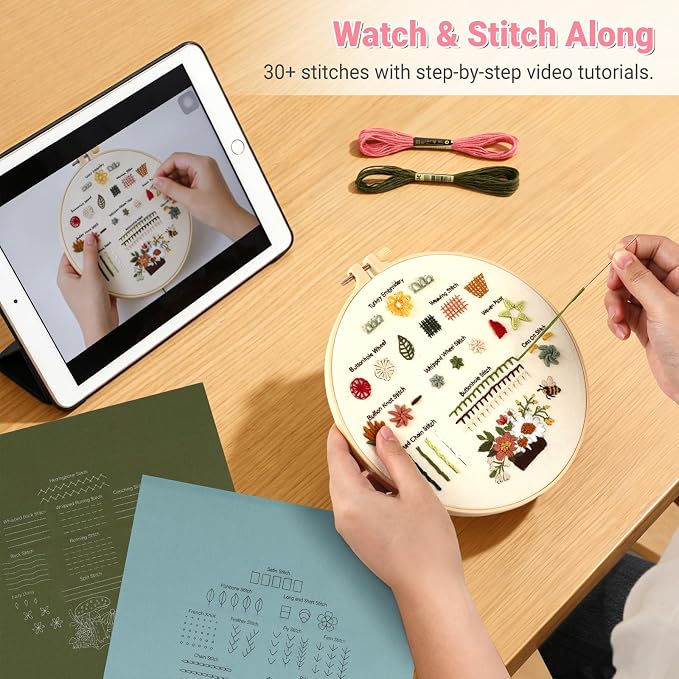 ZenHues Embroidery Kit for Beginners Adults - Image 3
