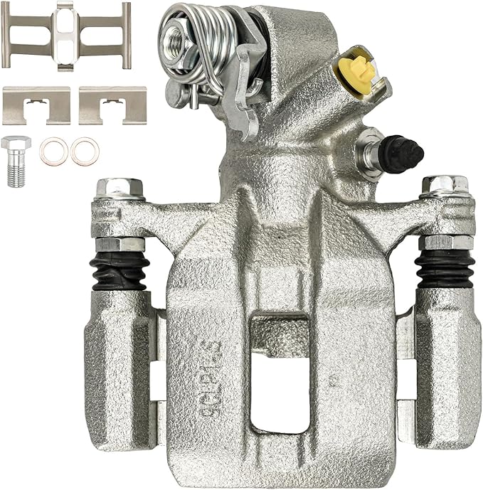 Torchbeam Rear Brake Caliper Right for Honda 2006-2015 Civic 1.8L, Acura 2013-2018 ILX, Honda 2006-2011 Civic 2.0L, Honda 2012-2015 Civic 2.4L, Rear Right Caliper Replace # 19P3298