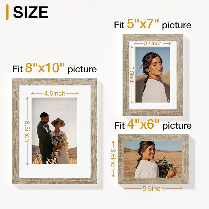 Vittanly 15 Pack Picture Frames Collage Wall Decor, Gallery Frame Set - Image 3