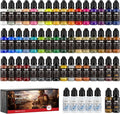 Nicpro 50 Colors Model Paint Set, 20ml Ready to Use Modeling Acrylic Paints by Nicpro
