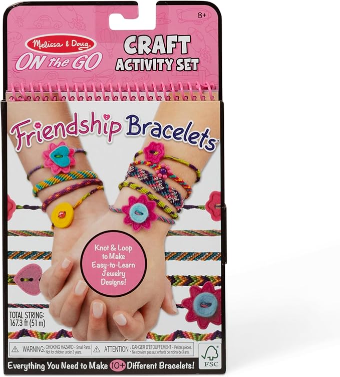 Melissa & Doug On The Go Friendship Bracelet Craft Set by Unknown