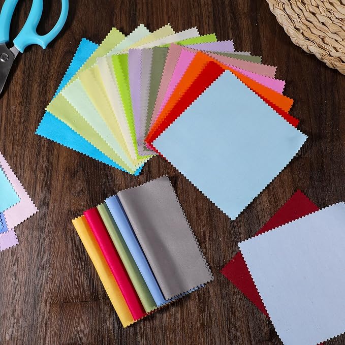 84 Pcs Multicolor Charm Packs for Quiltings, Cotton Quilting Fabric Bundles - Image 6