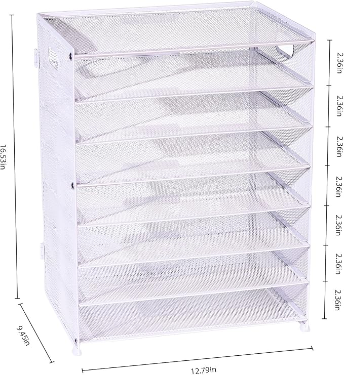 8-Tier Puzzle Organizer Rack, Wooden Puzzle Storage Holder - Image 2