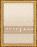 12×16 Picture Frame Gold by MIEVU